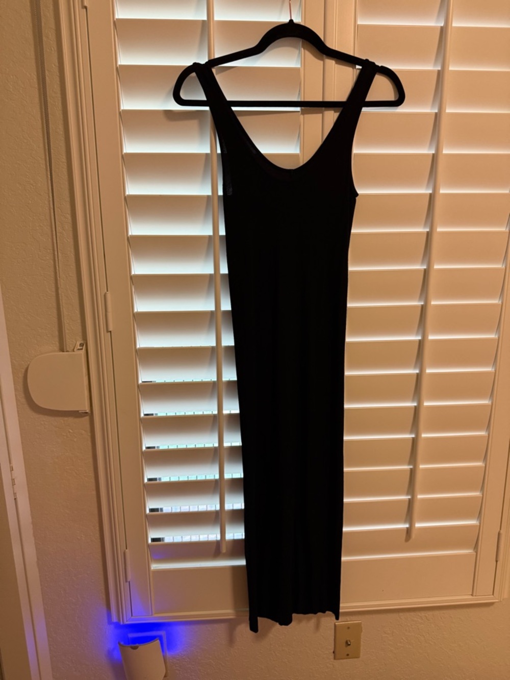 Enza Costa Black Sleeveless Scoop Neck Maxi Dress - Women - Picture 3 of 4